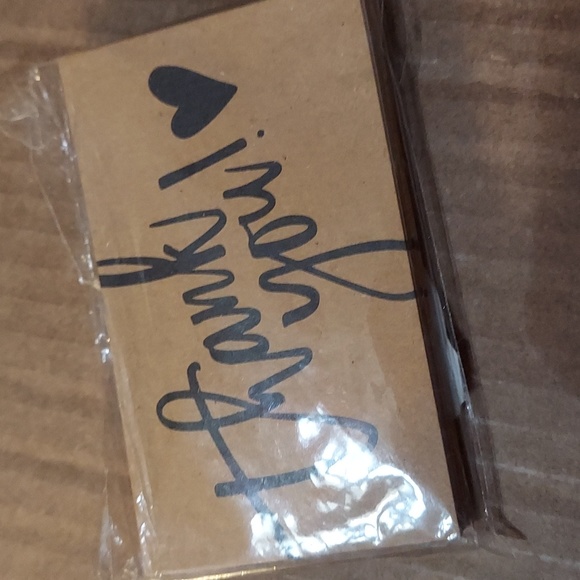 Office | Nip 3 Craft Paper Thank You Cards And 5001 Inch Stickers ...